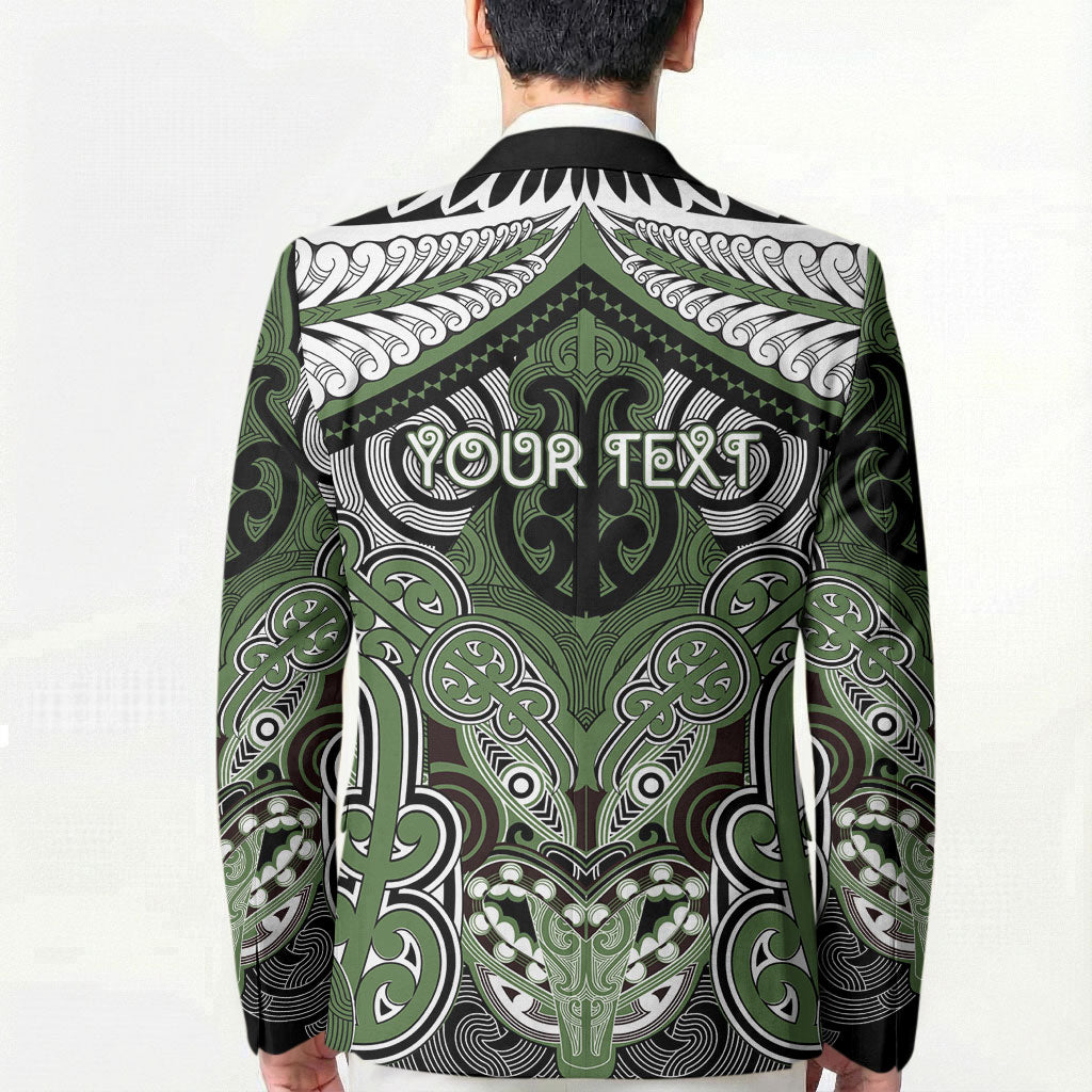 Aotearoa Iwi Ngati Awa Personalised Blazer Maori Kowhaiwhai Pattern LT19 - Polynesian Pride