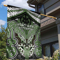 Aotearoa Iwi Ngati Awa Garden Flag Maori Kowhaiwhai Pattern LT19 - Polynesian Pride