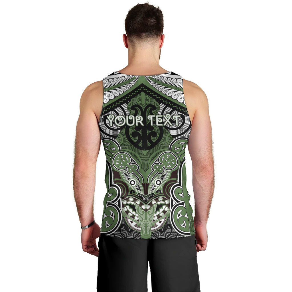 Aotearoa Iwi Ngati Awa Personalised Men Tank Top Maori Kowhaiwhai Pattern LT19 - Polynesian Pride