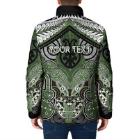 Aotearoa Iwi Ngati Awa Personalised Padded Jacket Maori Kowhaiwhai Pattern LT19 - Polynesian Pride
