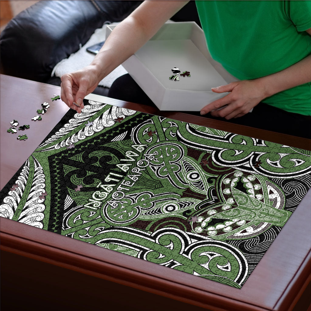 Aotearoa Iwi Ngati Awa Puzzle Maori Kowhaiwhai Pattern LT19 - Polynesian Pride