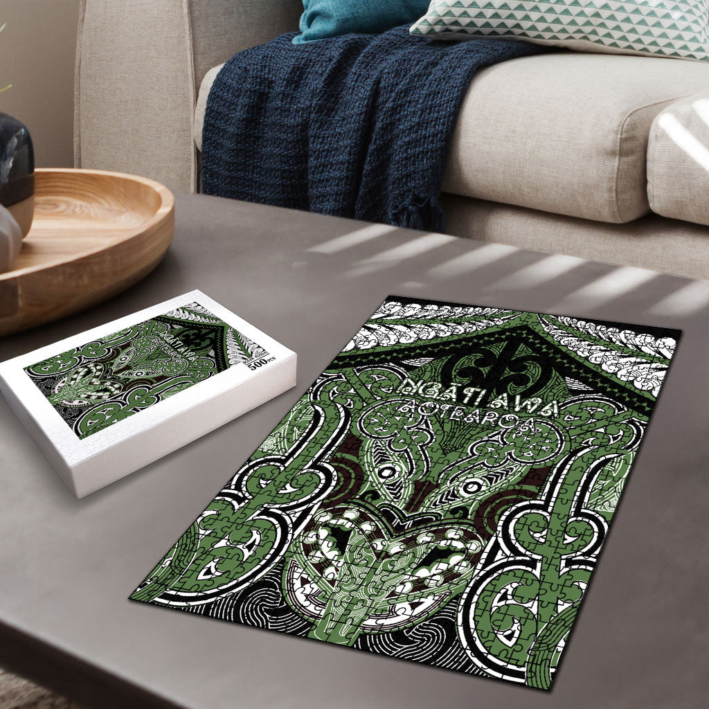 Aotearoa Iwi Ngati Awa Puzzle Maori Kowhaiwhai Pattern LT19 - Polynesian Pride