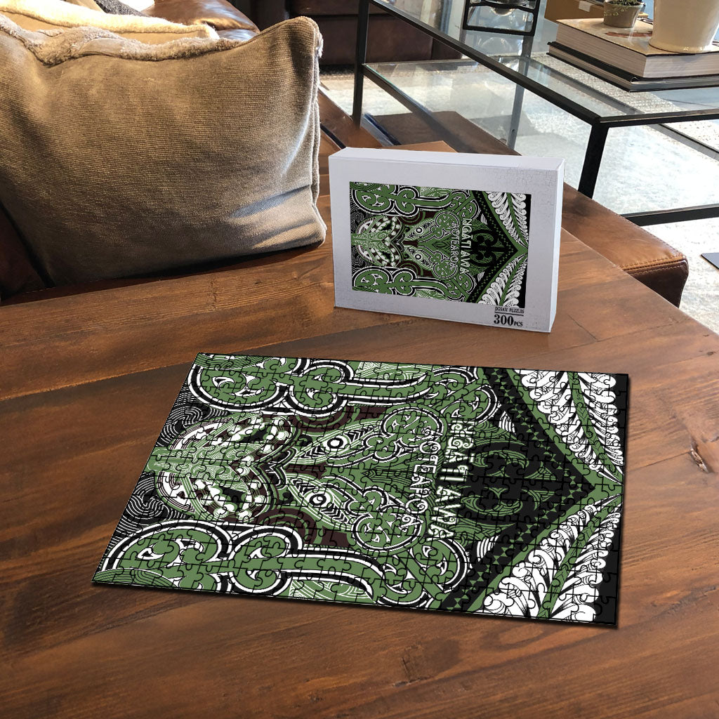 Aotearoa Iwi Ngati Awa Puzzle Maori Kowhaiwhai Pattern LT19 - Polynesian Pride