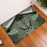 Aotearoa Iwi Ngati Awa Rubber Doormat Maori Kowhaiwhai Pattern LT19 - Polynesian Pride