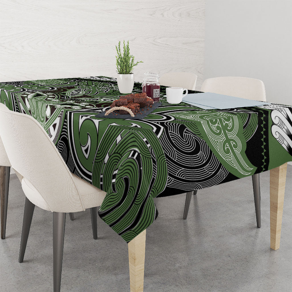 Aotearoa Iwi Ngati Awa Tablecloth Maori Kowhaiwhai Pattern LT19 - Polynesian Pride