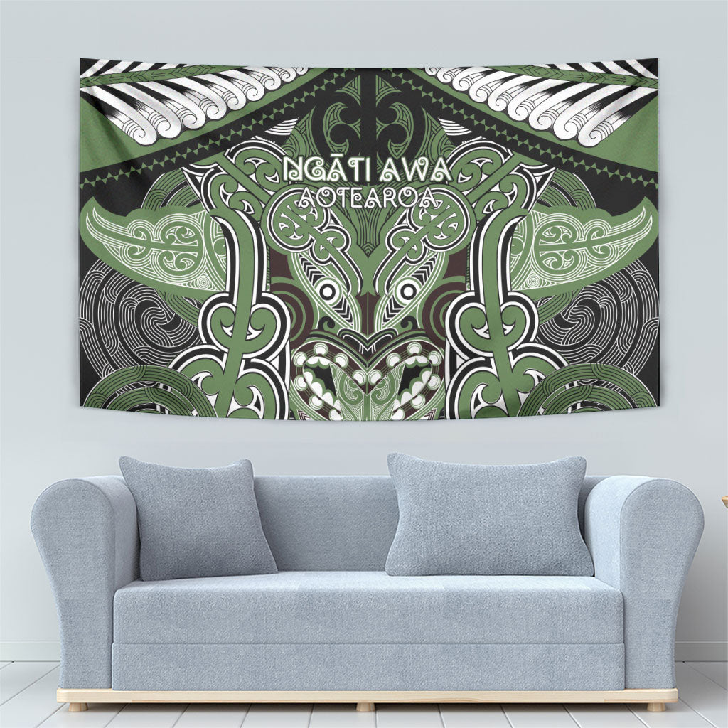 Aotearoa Iwi Ngati Awa Tapestry Maori Kowhaiwhai Pattern LT19 - Polynesian Pride