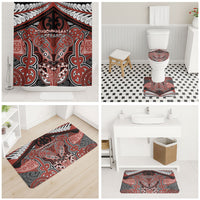 Aotearoa Iwi Rongowhakaata Bathroom Set Maori Kowhaiwhai Pattern LT19 - Polynesian Pride