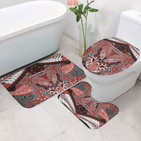 Aotearoa Iwi Rongowhakaata Bathroom Set Maori Kowhaiwhai Pattern LT19 - Polynesian Pride