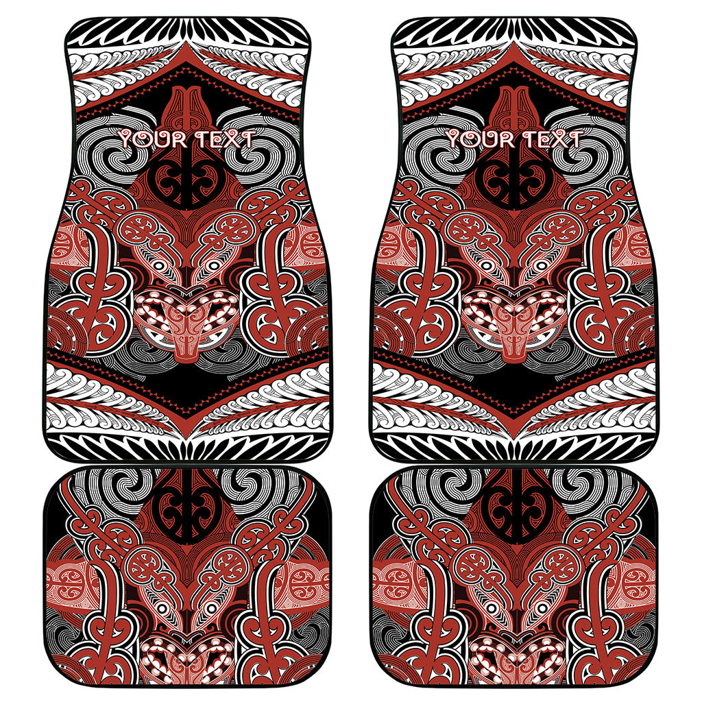 Aotearoa Iwi Rongowhakaata Personalised Car Mats Maori Kowhaiwhai Pattern LT19 - Polynesian Pride