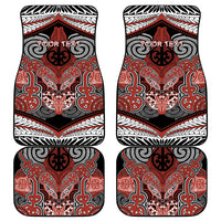 Aotearoa Iwi Rongowhakaata Personalised Car Mats Maori Kowhaiwhai Pattern LT19 - Polynesian Pride