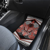 Aotearoa Iwi Rongowhakaata Personalised Car Mats Maori Kowhaiwhai Pattern LT19 - Polynesian Pride