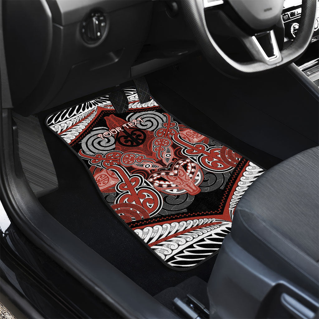 Aotearoa Iwi Rongowhakaata Personalised Car Mats Maori Kowhaiwhai Pattern LT19 - Polynesian Pride