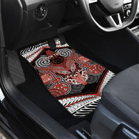 Aotearoa Iwi Rongowhakaata Personalised Car Mats Maori Kowhaiwhai Pattern LT19 - Polynesian Pride