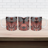 Aotearoa Iwi Rongowhakaata Personalised Ceramic Mug Maori Kowhaiwhai Pattern LT19 - Polynesian Pride