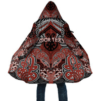 Aotearoa Iwi Rongowhakaata Personalised Cloak Maori Kowhaiwhai Pattern LT19 Unisex Red - Polynesian Pride