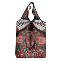 Aotearoa Iwi Rongowhakaata Grocery Bag Maori Kowhaiwhai Pattern LT19 - Polynesian Pride