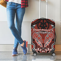 Aotearoa Iwi Rongowhakaata Luggage Cover Maori Kowhaiwhai Pattern LT19 - Polynesian Pride