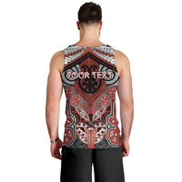 Aotearoa Iwi Rongowhakaata Personalised Men Tank Top Maori Kowhaiwhai Pattern LT19 - Polynesian Pride