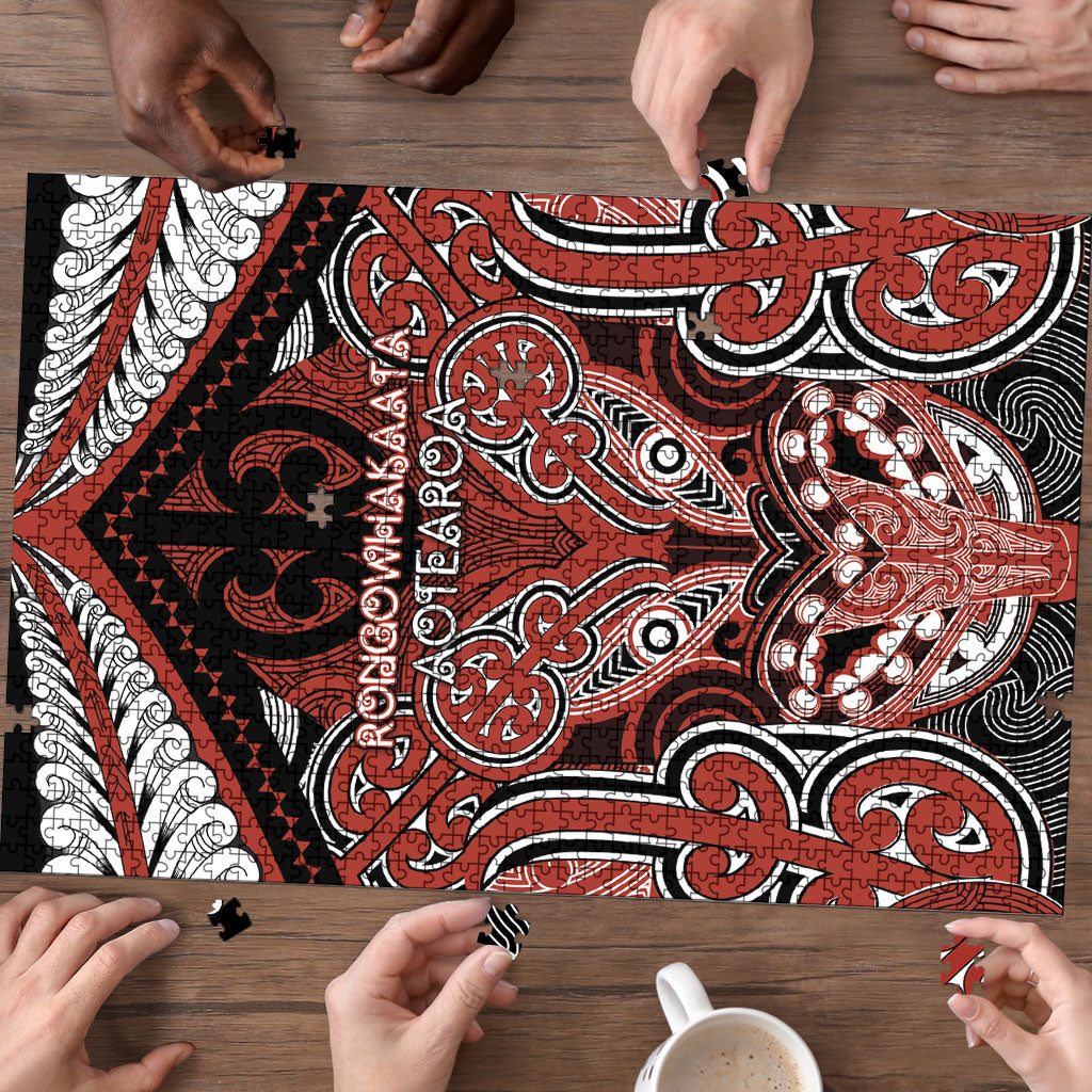 Aotearoa Iwi Rongowhakaata Puzzle Maori Kowhaiwhai Pattern LT19 - Polynesian Pride