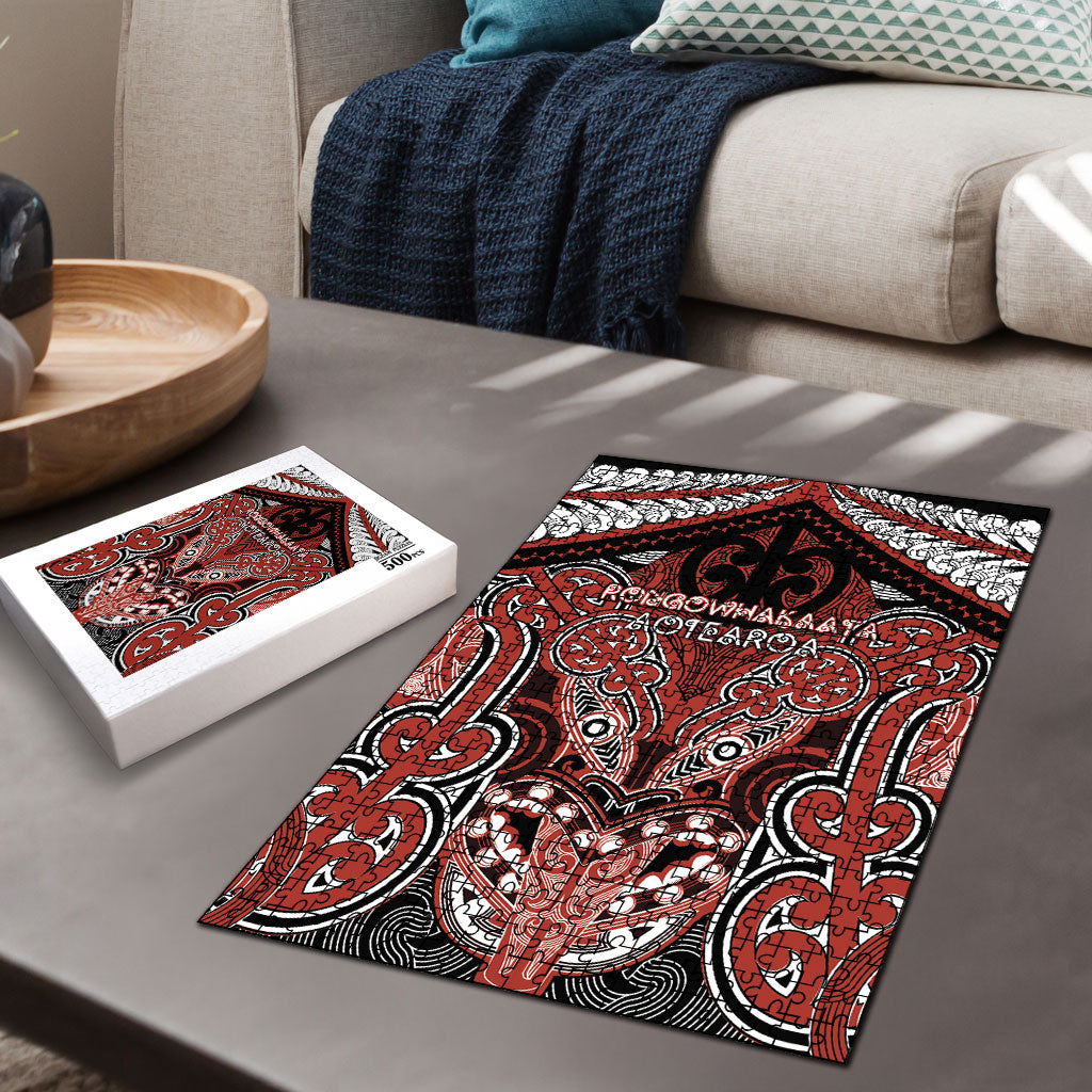 Aotearoa Iwi Rongowhakaata Puzzle Maori Kowhaiwhai Pattern LT19 - Polynesian Pride