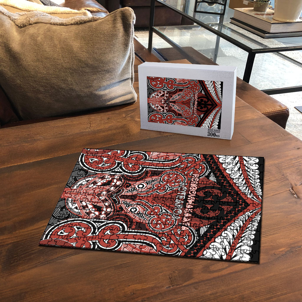 Aotearoa Iwi Rongowhakaata Puzzle Maori Kowhaiwhai Pattern LT19 - Polynesian Pride