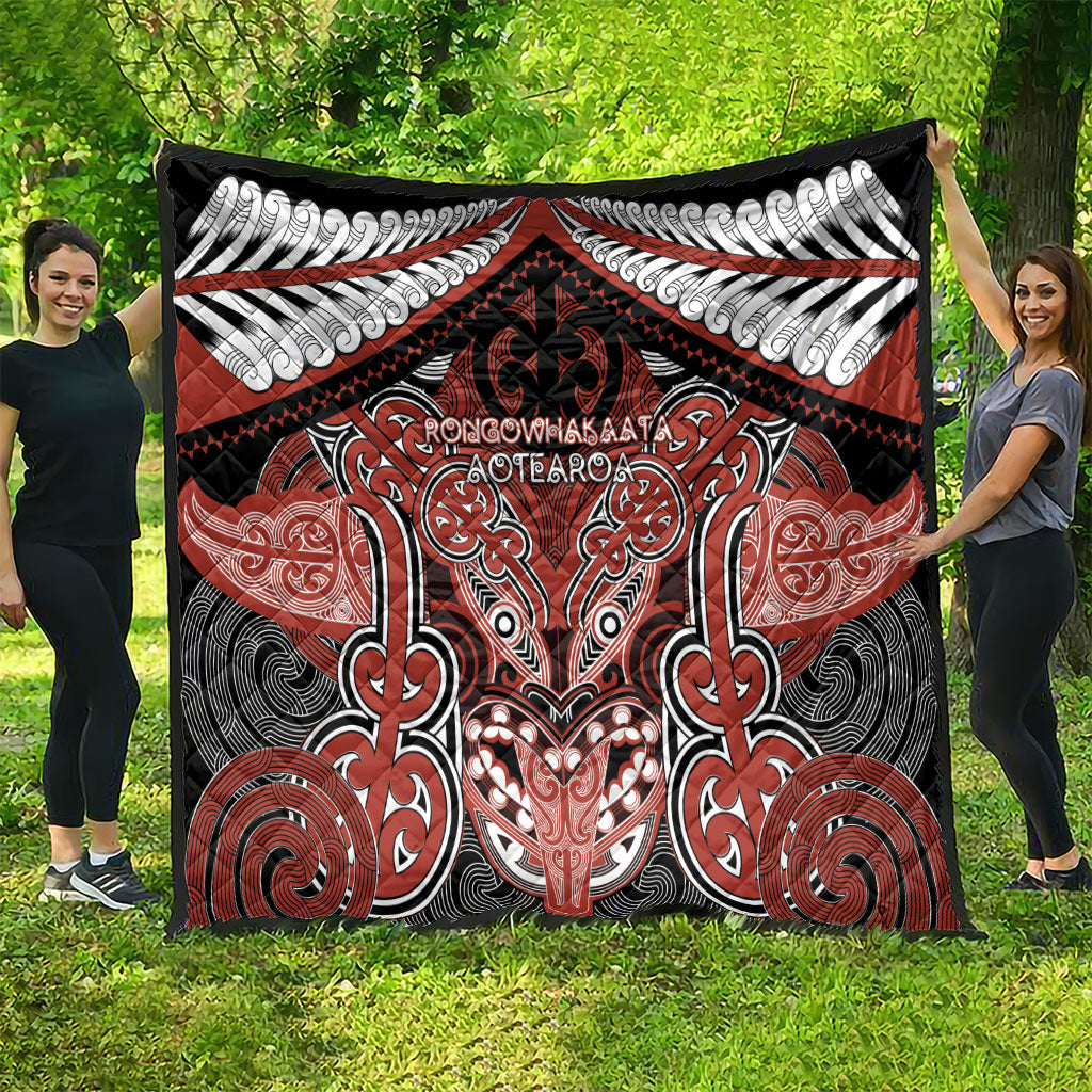 Aotearoa Iwi Rongowhakaata Quilt Maori Kowhaiwhai Pattern LT19 - Polynesian Pride