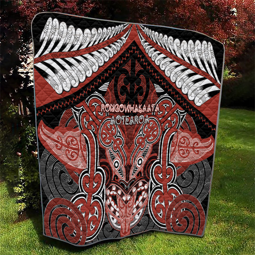 Aotearoa Iwi Rongowhakaata Quilt Maori Kowhaiwhai Pattern LT19 - Polynesian Pride
