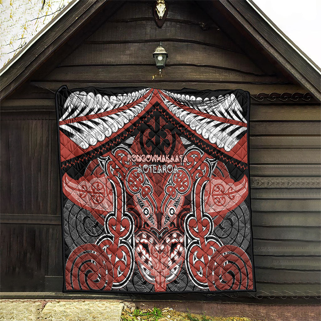 Aotearoa Iwi Rongowhakaata Quilt Maori Kowhaiwhai Pattern LT19 - Polynesian Pride
