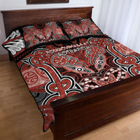 Aotearoa Iwi Rongowhakaata Quilt Bed Set Maori Kowhaiwhai Pattern LT19 - Polynesian Pride