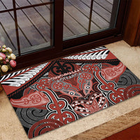 Aotearoa Iwi Rongowhakaata Rubber Doormat Maori Kowhaiwhai Pattern LT19 - Polynesian Pride