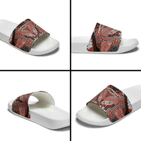 Aotearoa Iwi Rongowhakaata Slide Sandals Maori Kowhaiwhai Pattern LT19 - Polynesian Pride