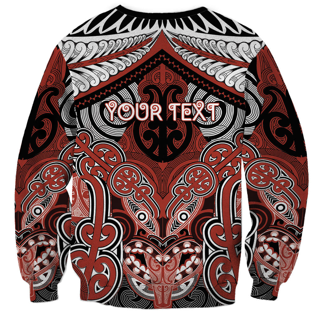 Aotearoa Iwi Rongowhakaata Personalised Sweatshirt Maori Kowhaiwhai Pattern LT19 - Polynesian Pride