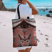 Aotearoa Iwi Rongowhakaata Tote Bag Maori Kowhaiwhai Pattern LT19 - Polynesian Pride