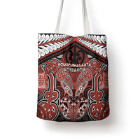 Aotearoa Iwi Rongowhakaata Tote Bag Maori Kowhaiwhai Pattern LT19 - Polynesian Pride