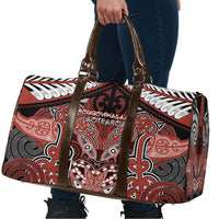 Aotearoa Iwi Rongowhakaata Travel Bag Maori Kowhaiwhai Pattern LT19 - Polynesian Pride