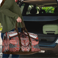 Aotearoa Iwi Rongowhakaata Travel Bag Maori Kowhaiwhai Pattern LT19 - Polynesian Pride