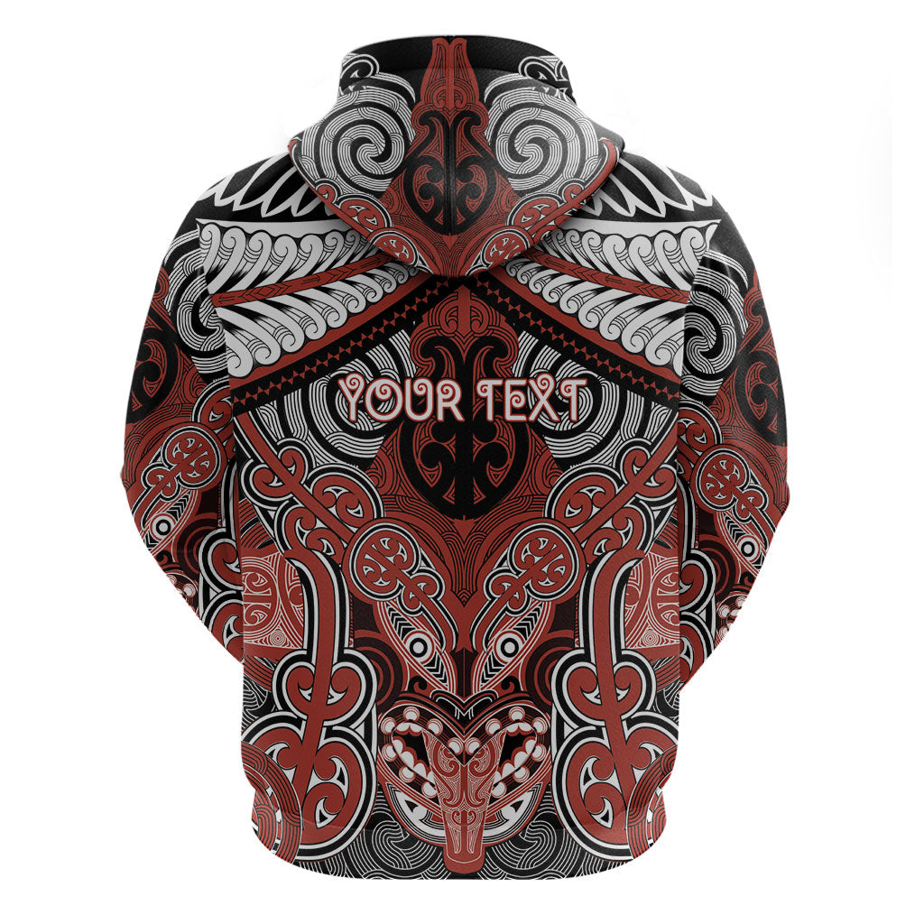 Aotearoa Iwi Rongowhakaata Personalised Zip Hoodie Maori Kowhaiwhai Pattern LT19 - Polynesian Pride