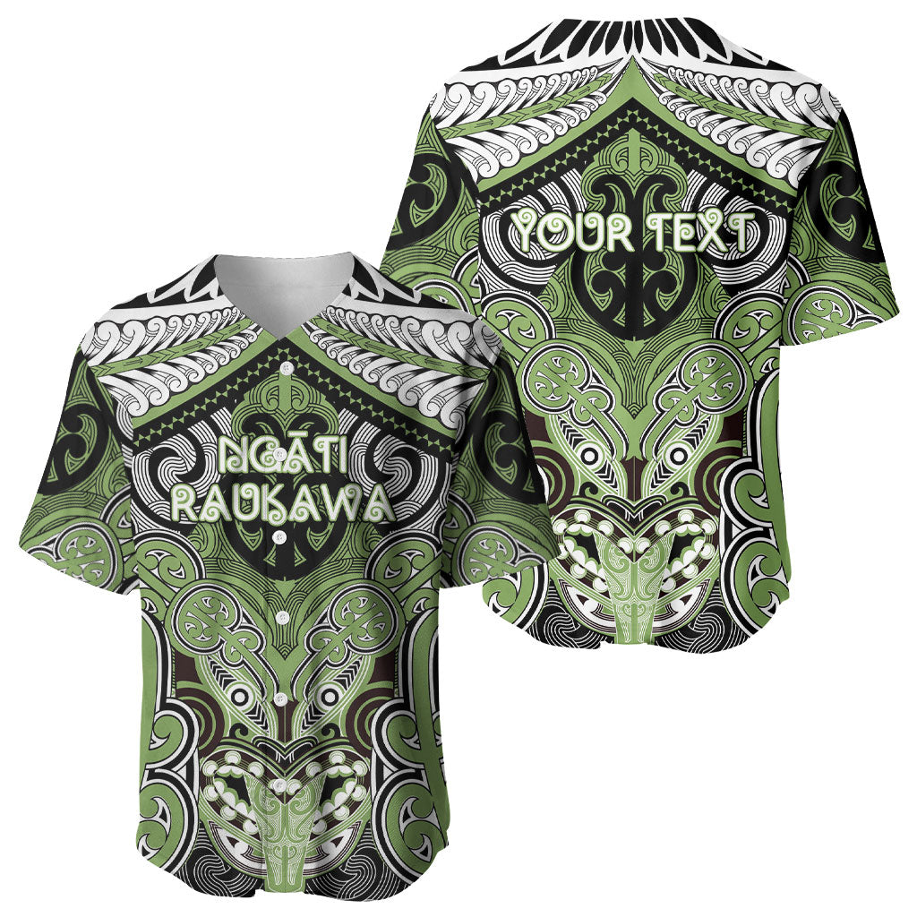 Aotearoa Iwi Ngati Raukawa Personalised Baseball Jersey Maori Kowhaiwhai Pattern LT19 - Polynesian Pride