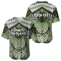 Aotearoa Iwi Ngati Raukawa Personalised Baseball Jersey Maori Kowhaiwhai Pattern LT19 - Polynesian Pride