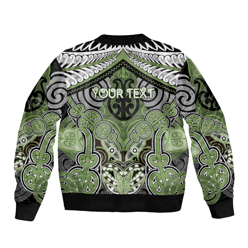 Aotearoa Iwi Ngati Raukawa Personalised Bomber Jacket Maori Kowhaiwhai Pattern LT19 - Polynesian Pride