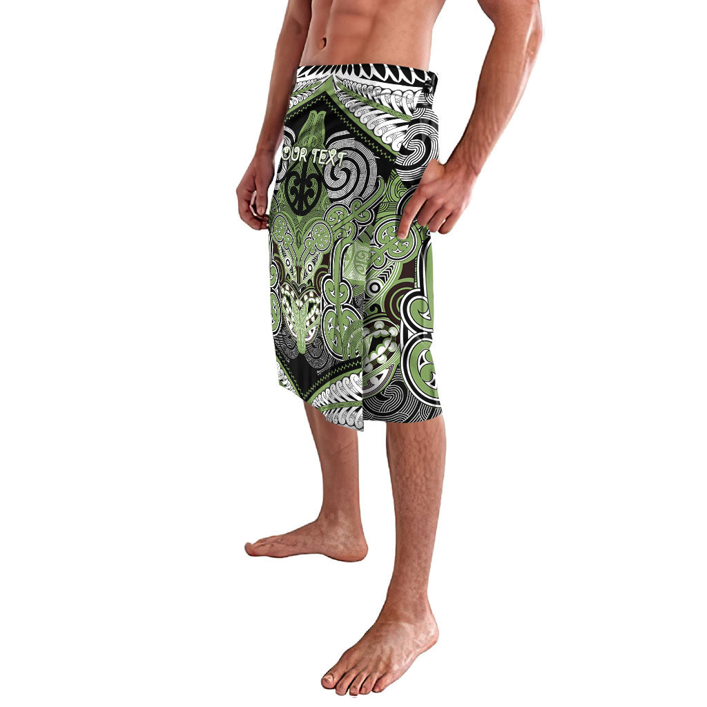 Aotearoa Iwi Ngati Raukawa Personalised Lavalava Maori Kowhaiwhai Pattern LT19 - Polynesian Pride
