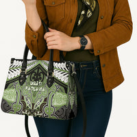 Aotearoa Iwi Ngati Raukawa Leather Bag Maori Kowhaiwhai Pattern LT19 - Polynesian Pride