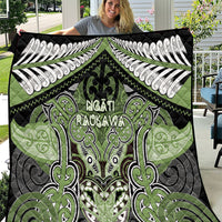 Aotearoa Iwi Ngati Raukawa Quilt Maori Kowhaiwhai Pattern LT19 Green - Polynesian Pride
