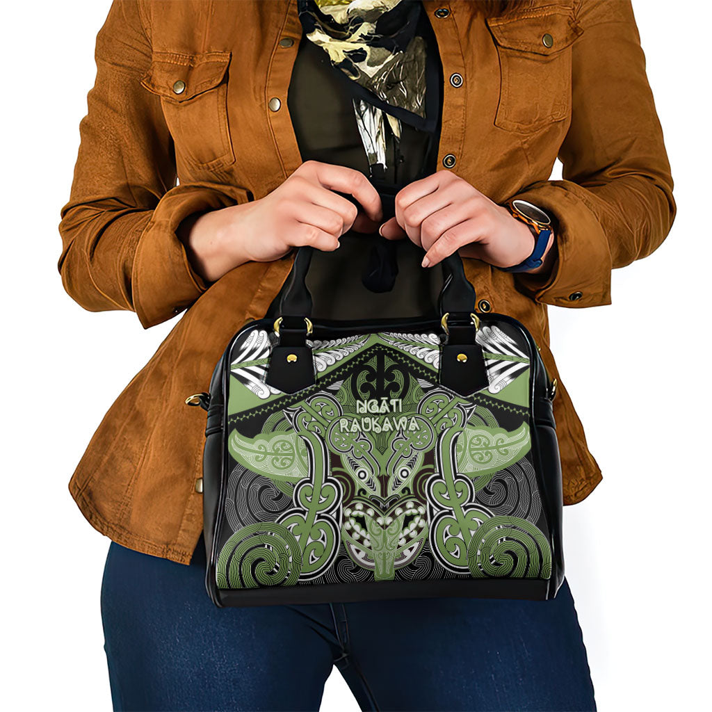Aotearoa Iwi Ngati Raukawa Shoulder Handbag Maori Kowhaiwhai Pattern LT19 - Polynesian Pride