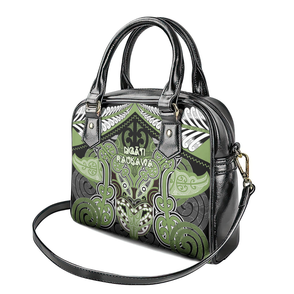 Aotearoa Iwi Ngati Raukawa Shoulder Handbag Maori Kowhaiwhai Pattern LT19 - Polynesian Pride