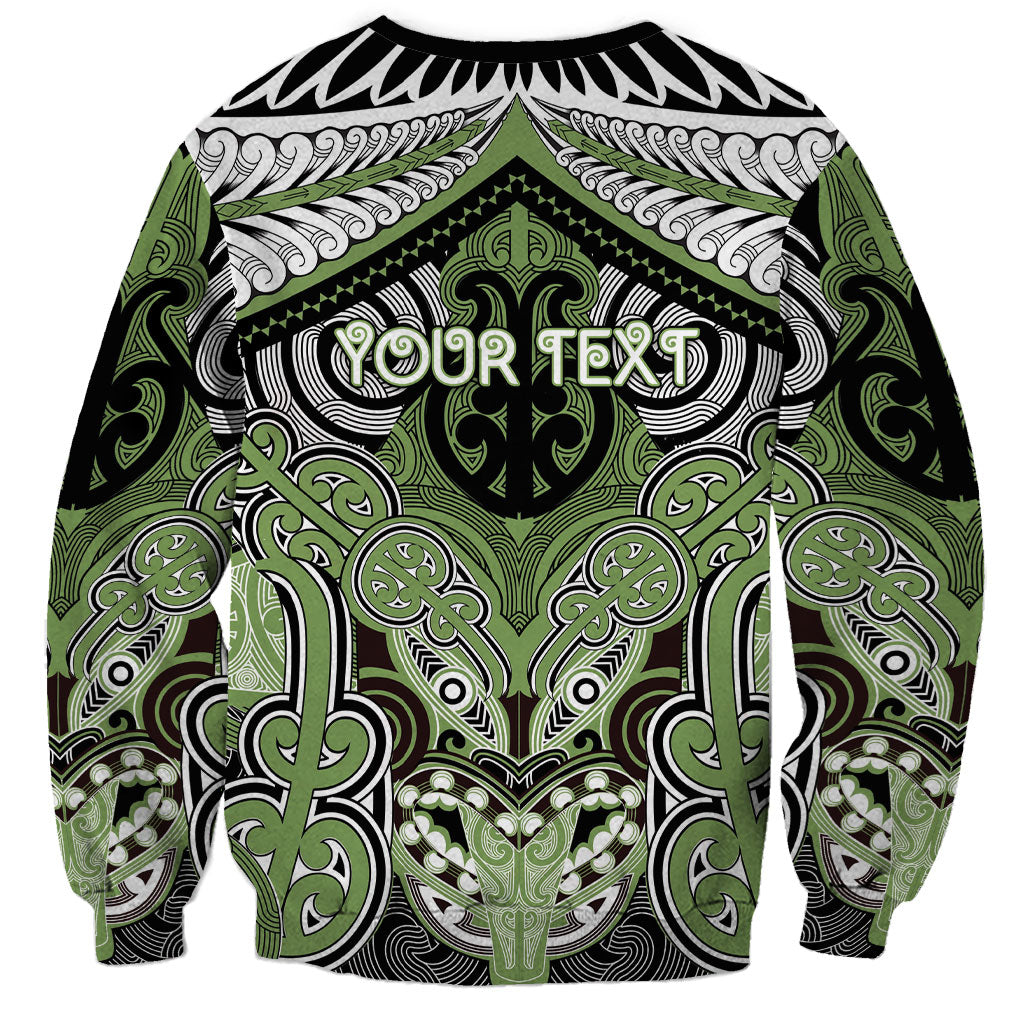 Aotearoa Iwi Ngati Raukawa Personalised Sweatshirt Maori Kowhaiwhai Pattern LT19 - Polynesian Pride