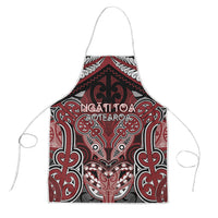 Aotearoa Iwi Ngati Toa Apron Maori Kowhaiwhai Pattern LT19 Red - Polynesian Pride