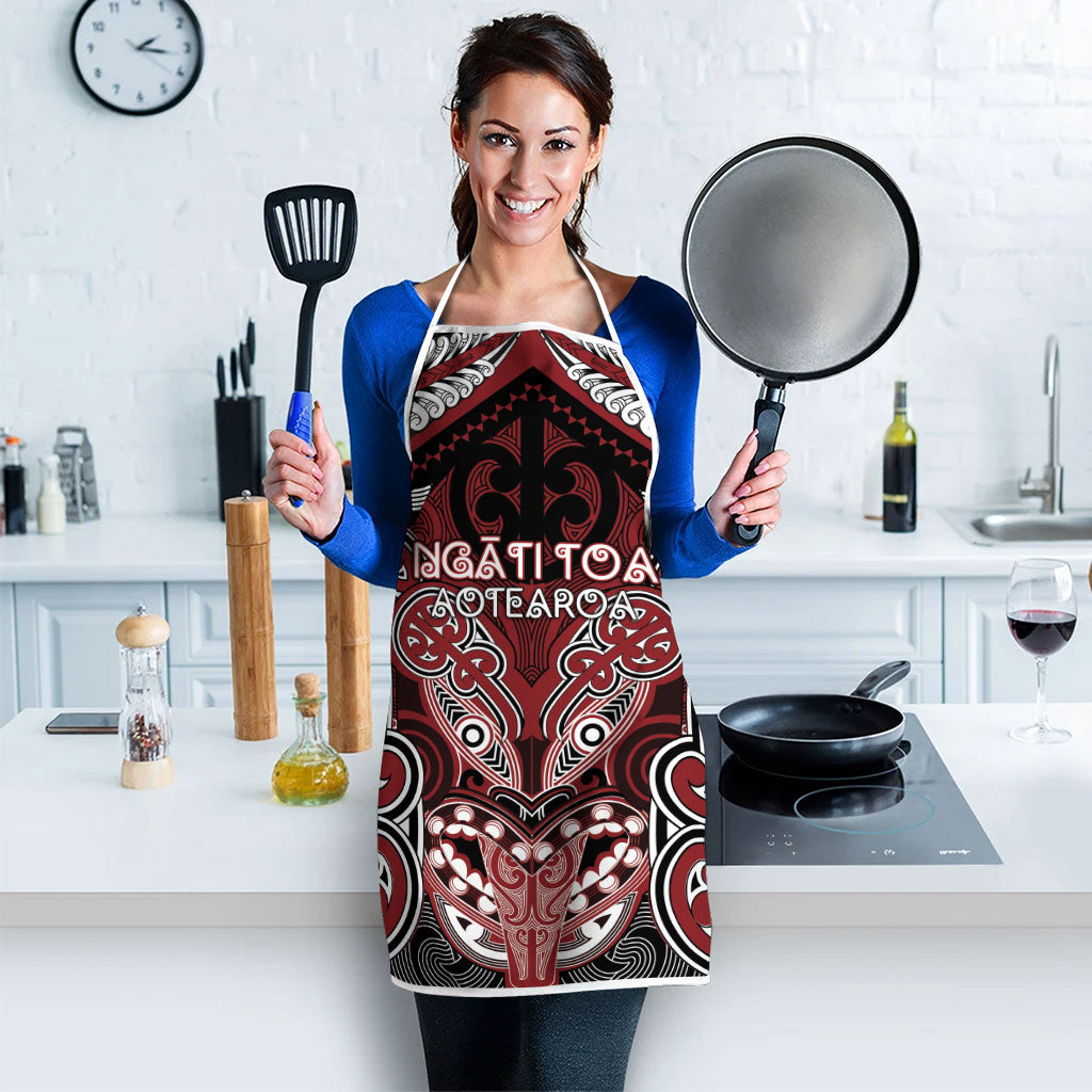 Aotearoa Iwi Ngati Toa Apron Maori Kowhaiwhai Pattern LT19 - Polynesian Pride