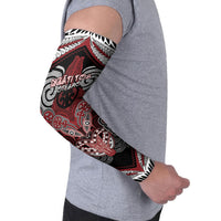 Aotearoa Iwi Ngati Toa Personalised Arm Sleeves Maori Kowhaiwhai Pattern LT19 - Polynesian Pride