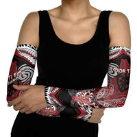 Aotearoa Iwi Ngati Toa Personalised Arm Sleeves Maori Kowhaiwhai Pattern LT19 - Polynesian Pride